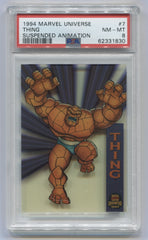 1994 Marvel Universe Suspended Animation #7 Thing PSA 8 | Eastridge Sports Cards