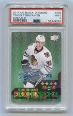 2014-15 Black Diamond Emerald #235 Teuvo Teravainen #11/25 PSA 9 | Eastridge Sports Cards