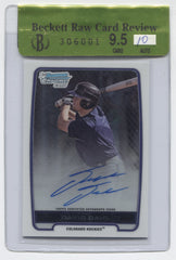 2012 Bowman Chrome Draft Draft Pick Autographs #DD David Dahl BGS 9.5 (Auto 10) | Eastridge Sports Cards