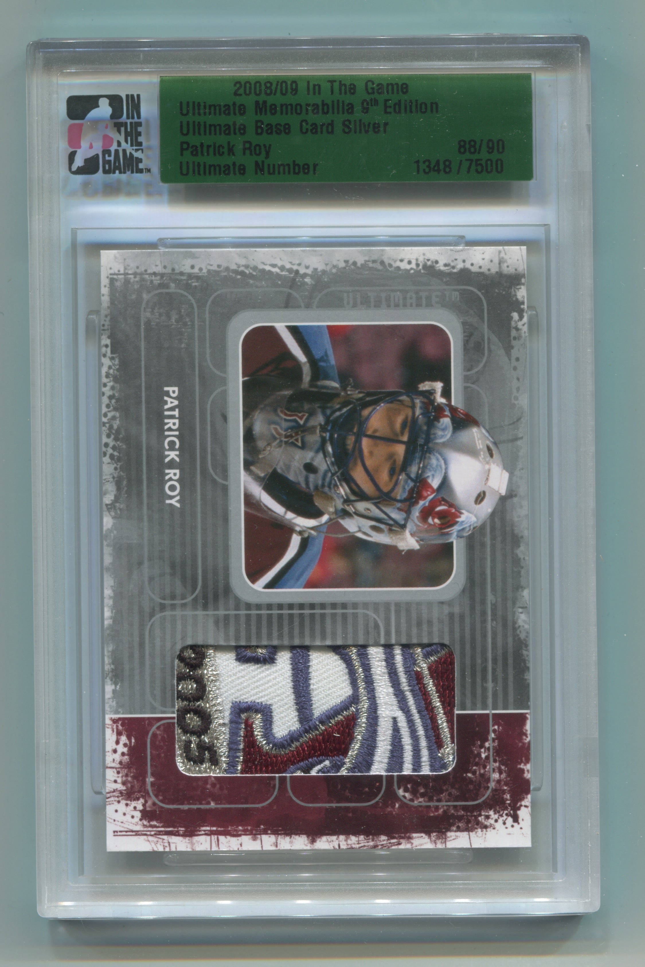 2008-09 ITG Ultimate Memorabilia 9th Edition Base Card Silver Patrick Roy #88/90 | Eastridge Sports Cards