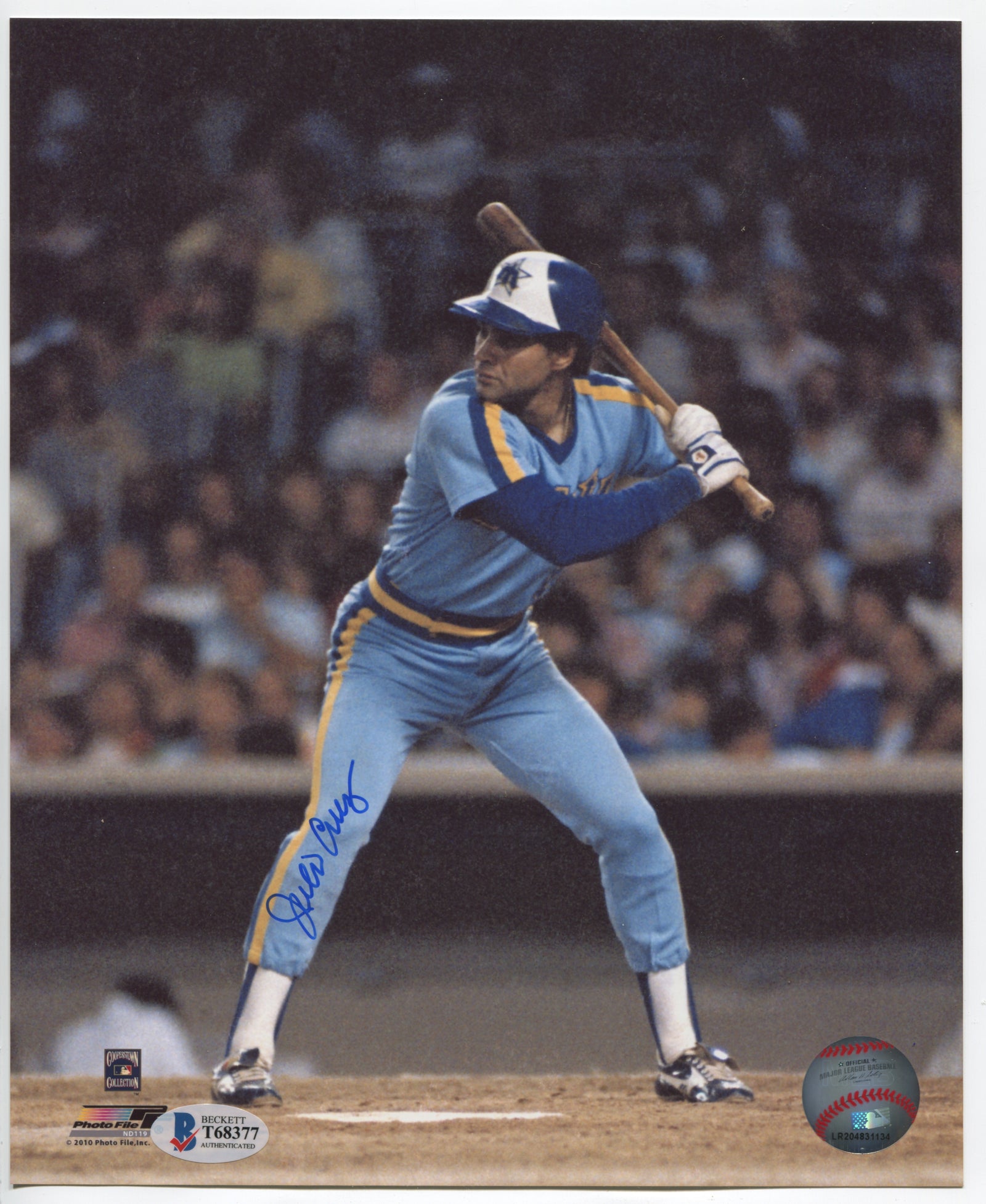 Julio Cruz Signed 8x10 Photo