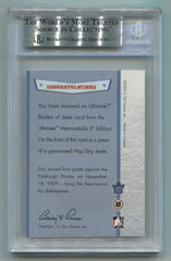 2004-05 ITG Ultimate Memorabilia 5th Edition Blades of Steel Hap Day #15/25 | Eastridge Sports Cards