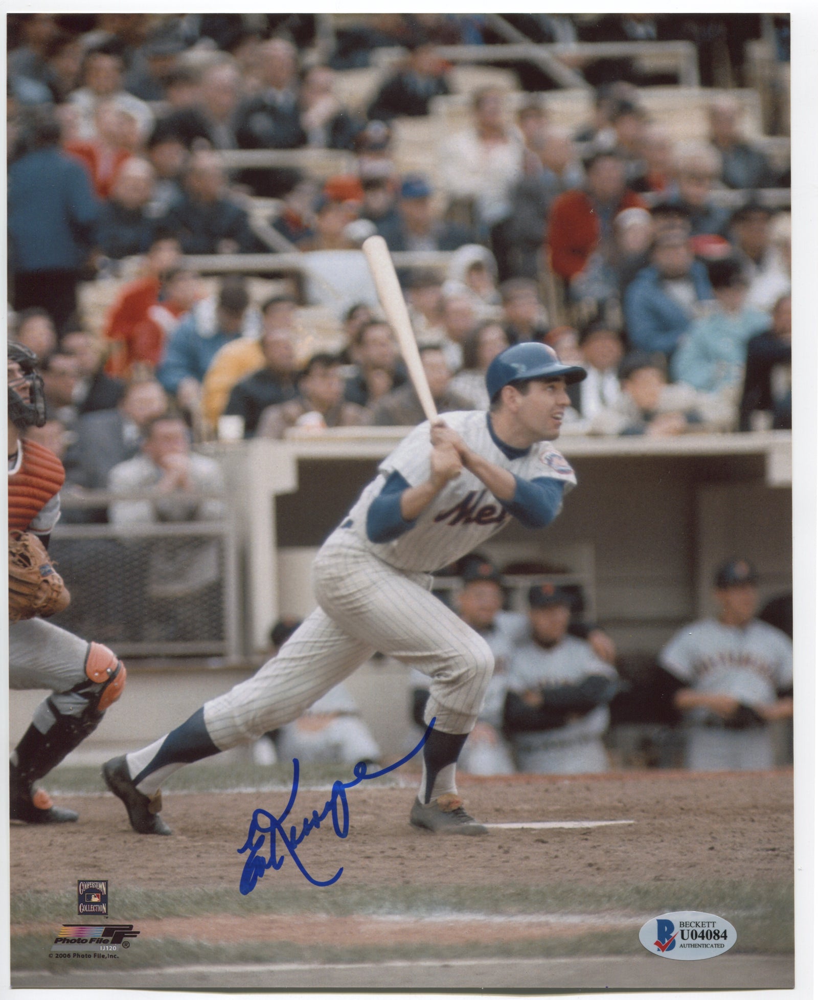 Ed Kranepool Signed 8x10 Photo