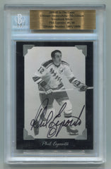 2004-05 ITG Ultimate Memorabilia 5th Edition Scrapbook Silver Phil Esposito #49/60 | Eastridge Sports Cards