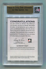 2007-08 ITG Ultimate Memorabilia 8th Edition New Millennium First Rounders Gold Michael Del Zotto #02/10 | Eastridge Sports Cards