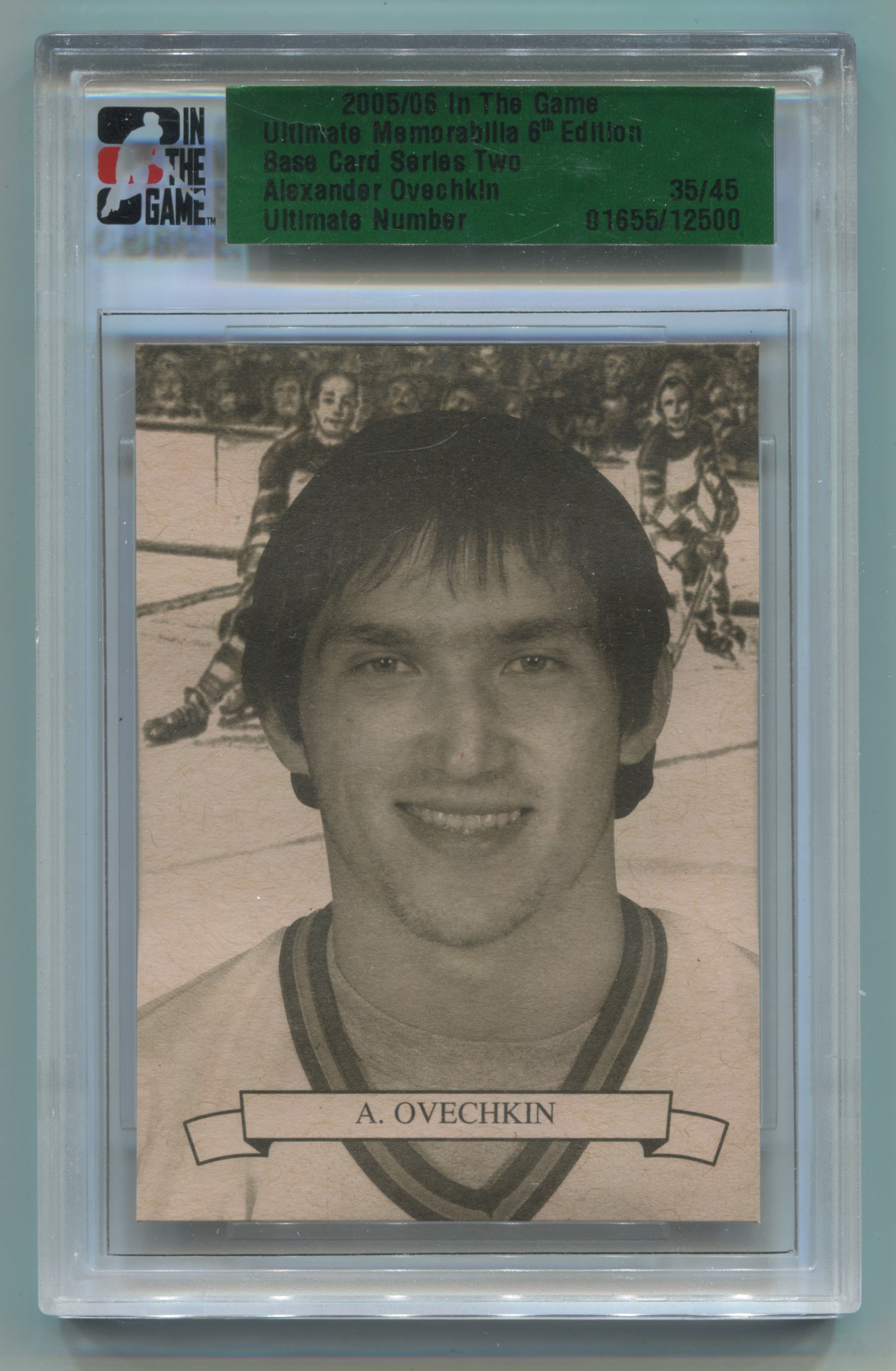 2005-06 ITG Ultimate Memorabilia Base Card Series Two Alexander Ovechkin #35/45 | Eastridge Sports Cards