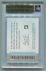 2005-06 ITG Ultimate Memorabilia Ultimate Autograph Silver Mario Lemieux #08/50 | Eastridge Sports Cards