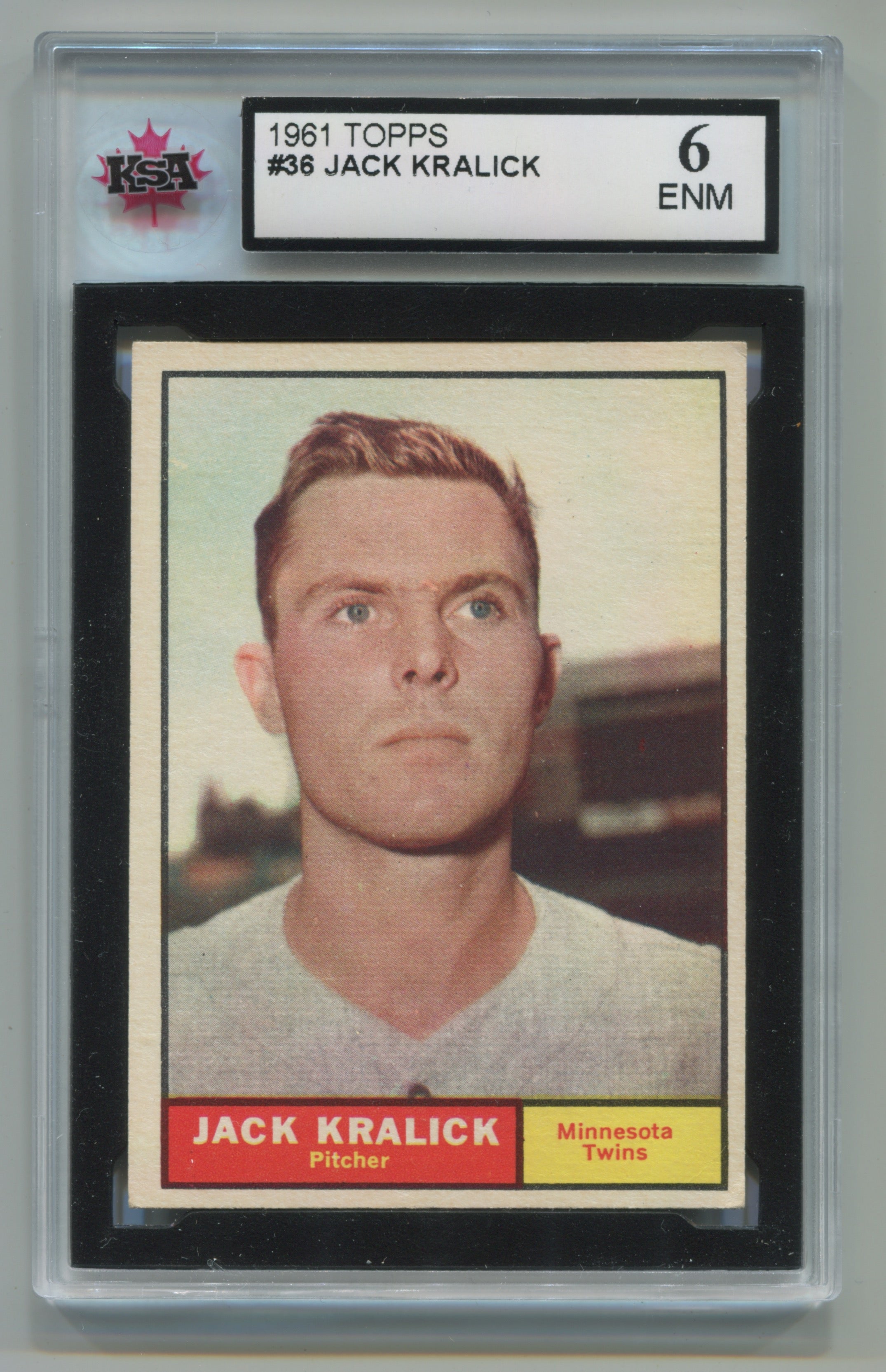 1961 Topps #36 Jack Kralick KSA 6 (Rookie) | Eastridge Sports Cards