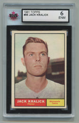 1961 Topps #36 Jack Kralick KSA 6 (Rookie) | Eastridge Sports Cards