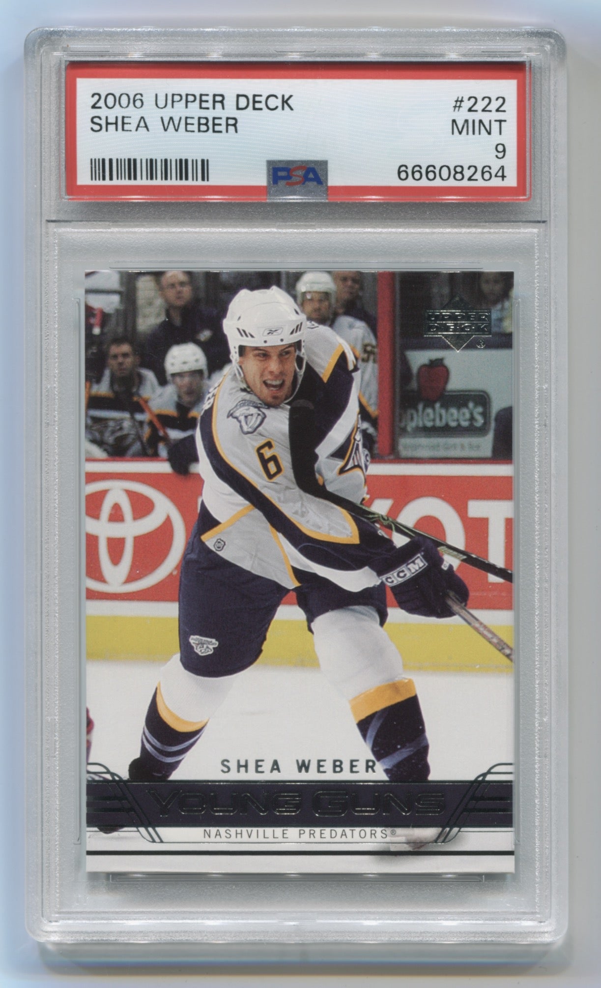 2006-07 Upper Deck #222 Shea Weber PSA 9 (Rookie) | Eastridge Sports Cards