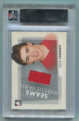 2005-06 ITG Ultimate Memorabilia Seams Unbelievable Silver Steve Yzerman #06/15 | Eastridge Sports Cards