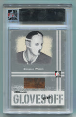 2005-06 ITG Ultimate Memorabilia Gloves Are Off Silver Jacques Plante #18/25 | Eastridge Sports Cards