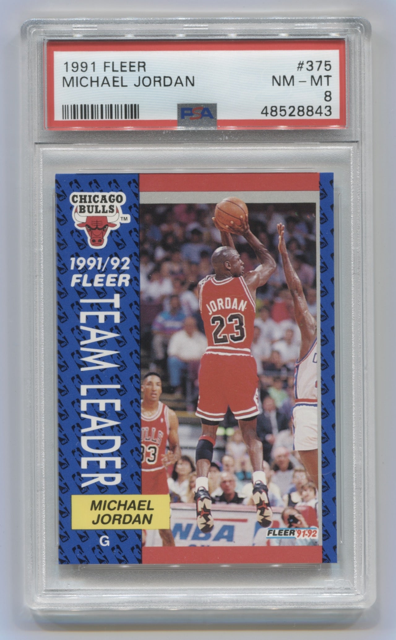 1991-92 Fleer #375 Michael Jordan PSA 8 | Eastridge Sports Cards