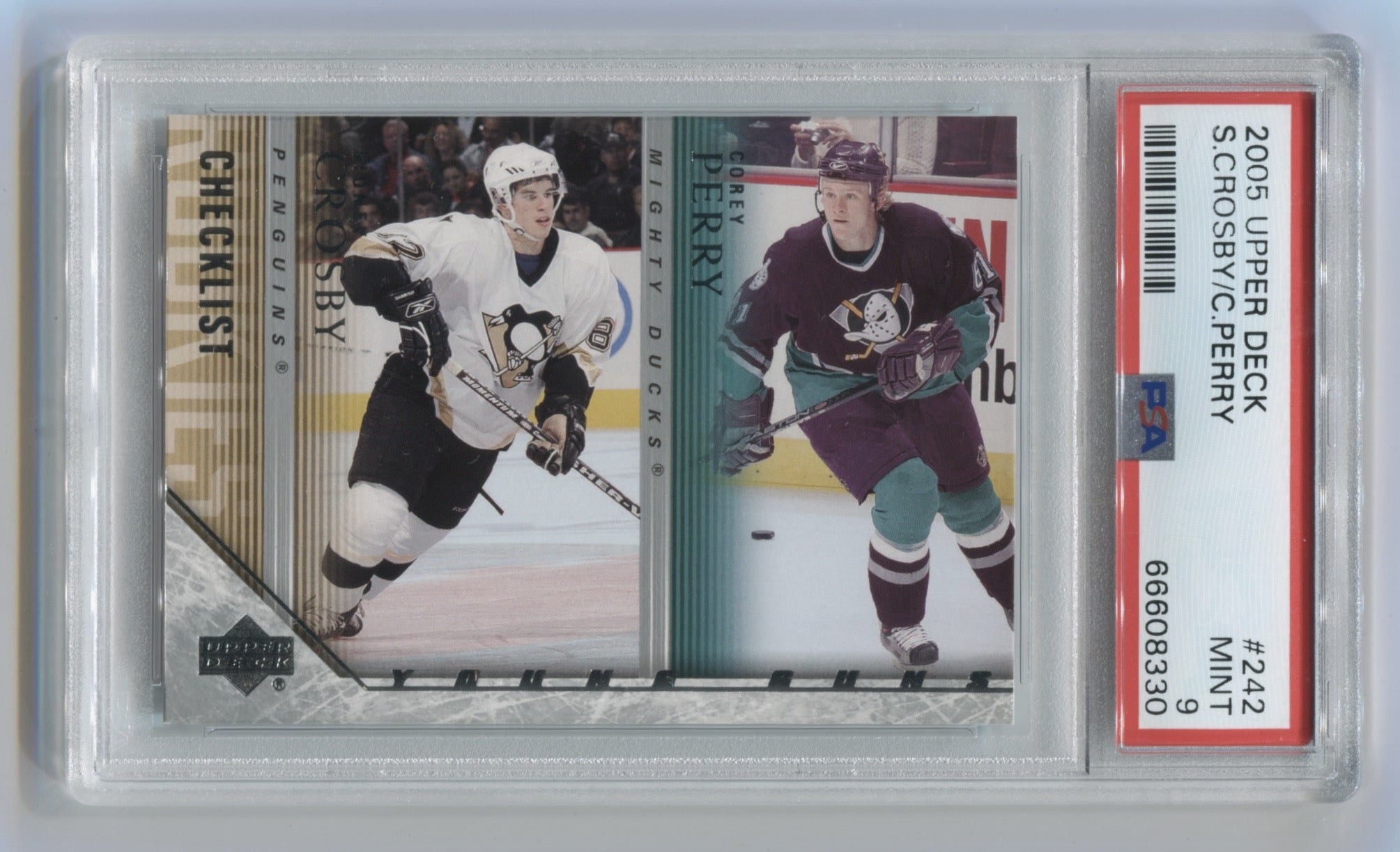 2005-06 Upper Deck #242 Sidney Crosby/Corey Perry PSA 9 | Eastridge Sports Cards