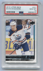2018-19 Upper Deck #221 Evan Bouchard PSA 10 (Rookie) | Eastridge Sports Cards