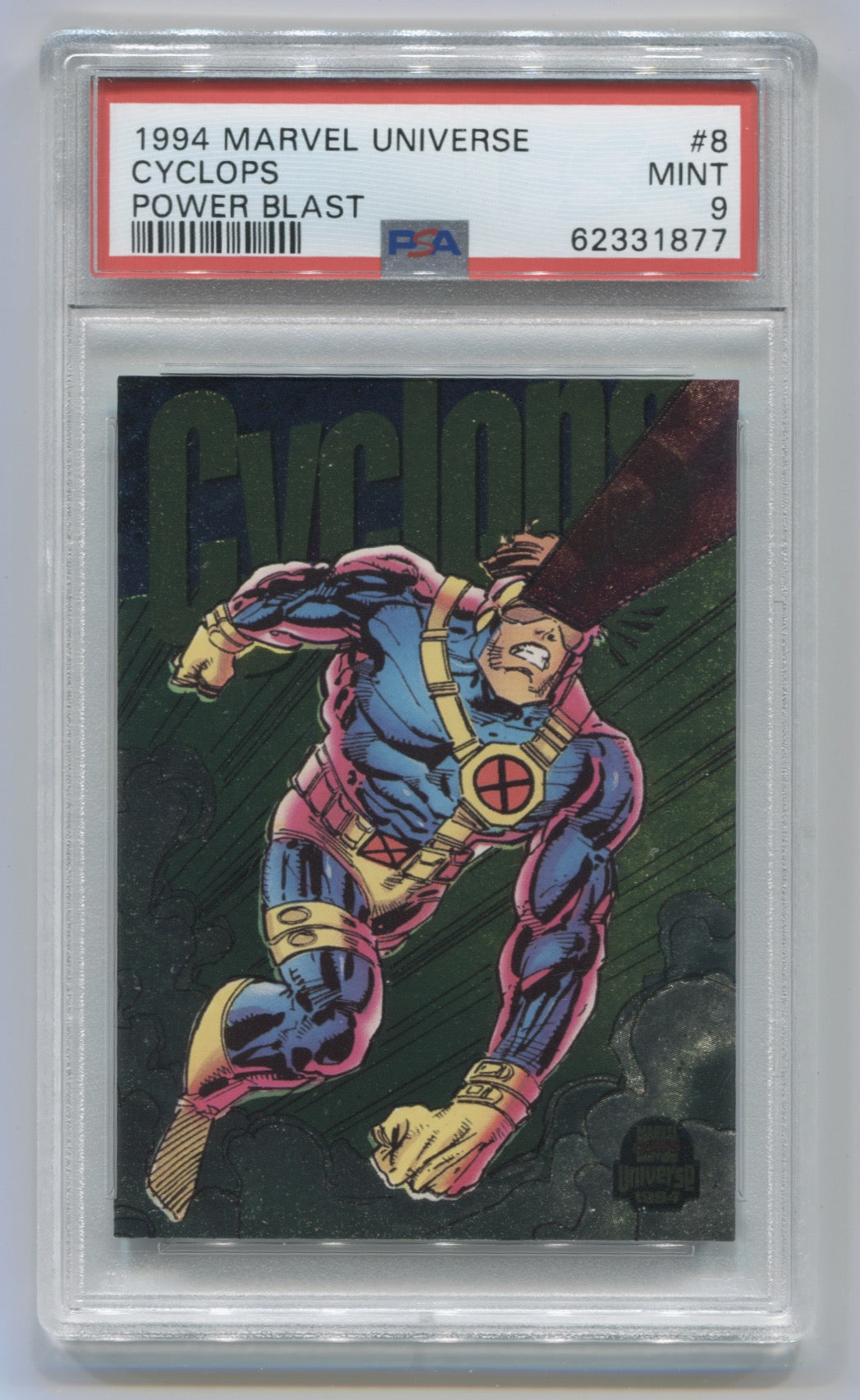 1994 Marvel Universe Power Blast #8 Cyclops PSA 9 | Eastridge Sports Cards
