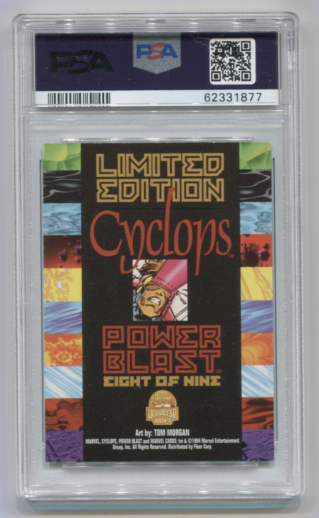 1994 Marvel Universe Power Blast #8 Cyclops PSA 9 | Eastridge Sports Cards