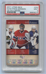 2007-08 Upper Deck #250 Patrick Kane /Carey Price/Erik Johnson #097/100 PSA 9 (Rookie) | Eastridge Sports Cards
