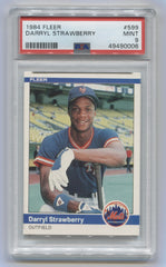 1984 Fleer #599 Darryl Strawberry PSA 9 (Rookie) | Eastridge Sports Cards
