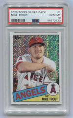 2020 Topps '85 Topps Silver Pack Chrome #85C1 Mike Trout PSA 10 | Eastridge Sports Cards