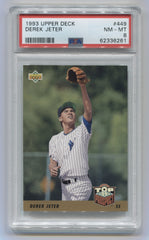 1993 Upper Deck #449 Derek Jeter PSA 8 (Rookie) | Eastridge Sports Cards