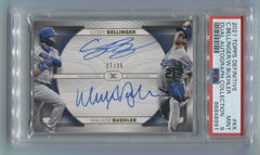 2021 Topps Definitive Collection Dual Autographs #DACKK Walker Buehler/Cody Bellinger #27/35 PSA 9 | Eastridge Sports Cards