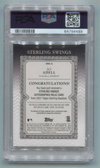 2021 Topps Sterling Sterling Swings Relic Autographs Blue #SWARJA Jo Adell #10/10 PSA 9 | Eastridge Sports Cards