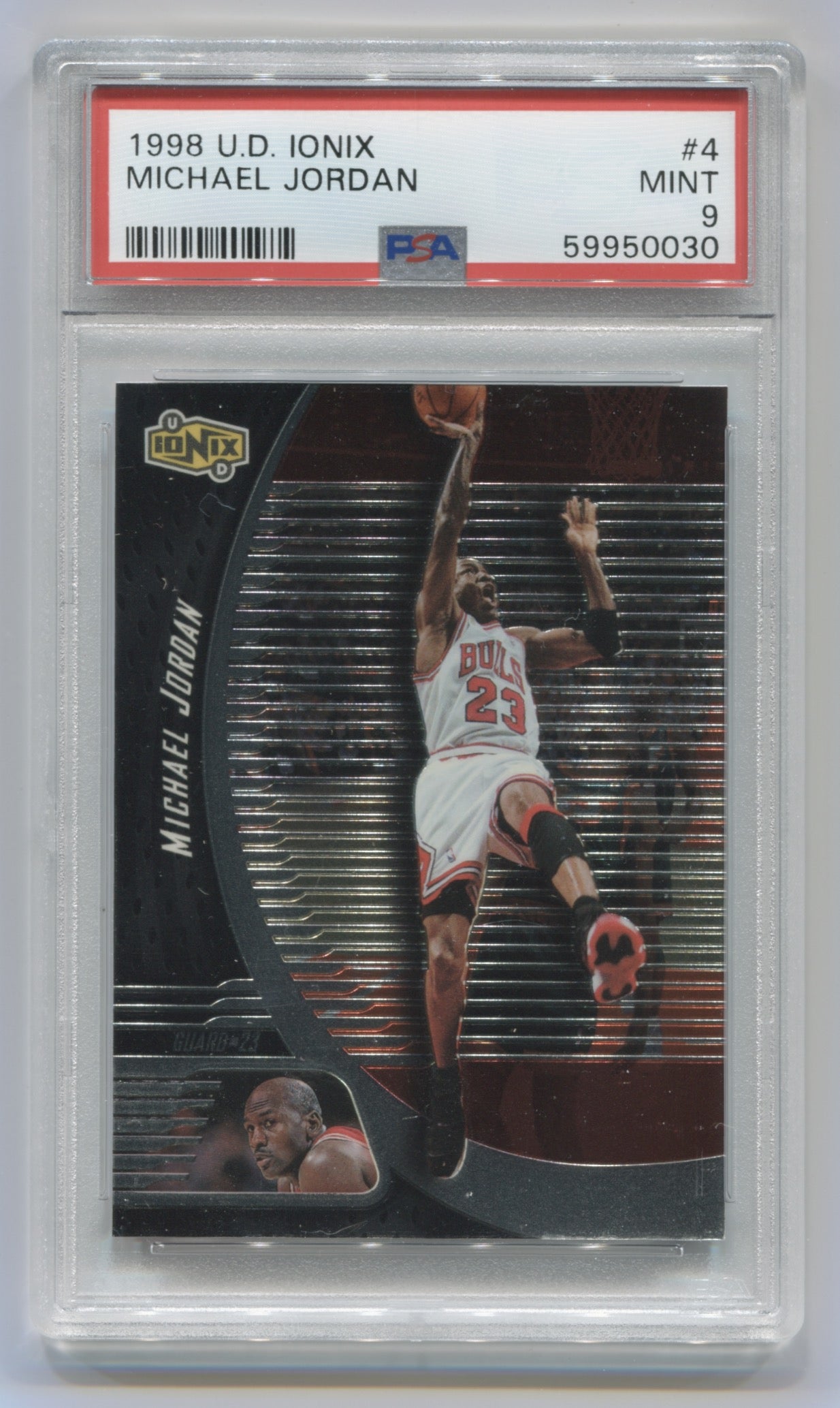 1998-99 UD Ionix #4 Michael Jordan PSA 9 | Eastridge Sports Cards