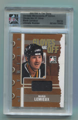 2007-08 ITG Ultimate Memorabilia 8th Edition Gloves Are Off Silver Mario Lemieux #09/24 | Eastridge Sports Cards
