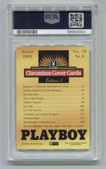 1995 Playboy Chromium Covers #91 August 1992 PSA 10 | Eastridge Sports Cards