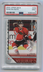 2005-06 Upper Deck #230 Duncan Keith PSA 9 (Rookie) | Eastridge Sports Cards
