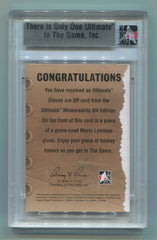 2007-08 ITG Ultimate Memorabilia 8th Edition Gloves Are Off Silver Mario Lemieux #09/24 | Eastridge Sports Cards
