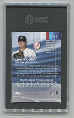 2020 Stadium Club Chrome X-Fractors #247 Gerrit Cole SGC 9.5 | Eastridge Sports Cards