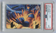1994 X-Men Ultra Team Portraits #5 Wolverine PSA 9 | Eastridge Sports Cards