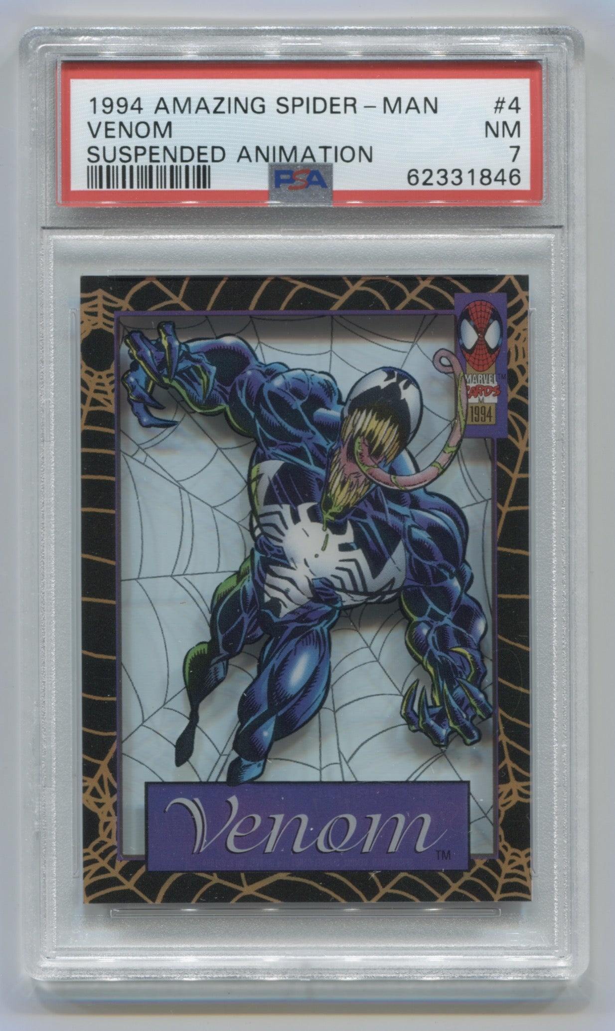 1994 Amazing Spider-Man Suspended Animation #4 Venom PSA 7 | Eastridge Sports Cards