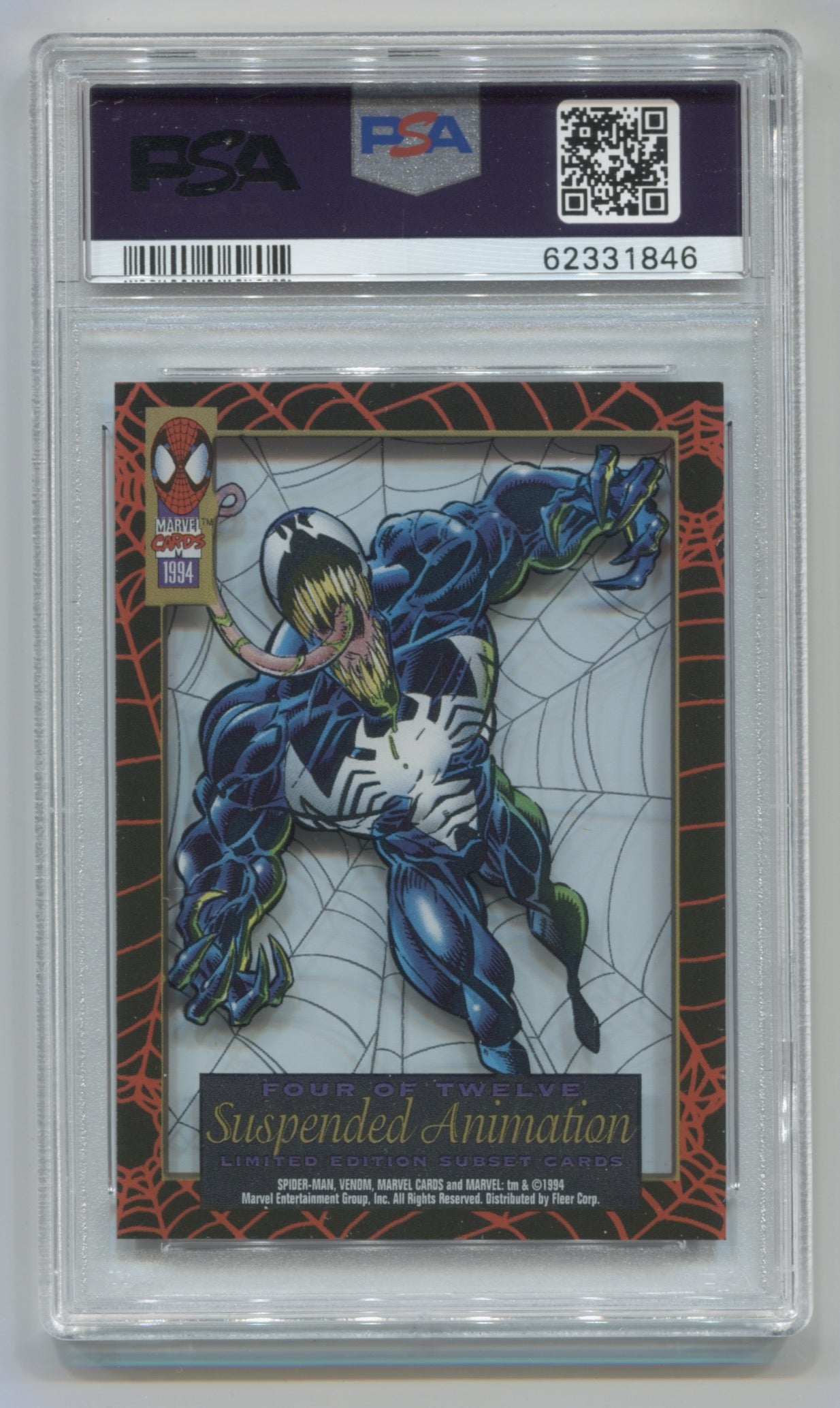 1994 Amazing Spider-Man Suspended Animation #4 Venom PSA 7 | Eastridge Sports Cards