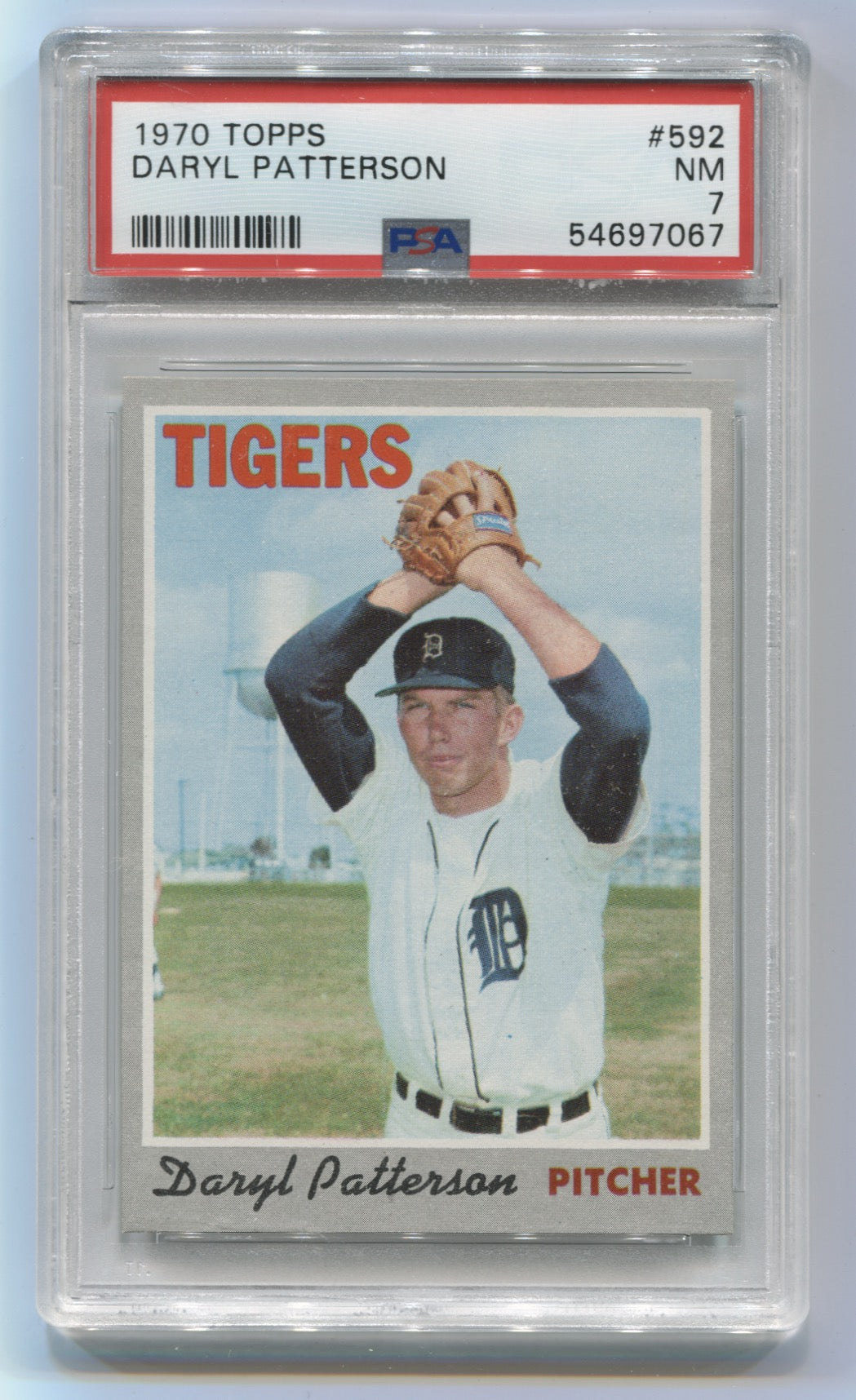 1970 Topps #592 Daryl Patterson PSA 7 | Eastridge Sports Cards