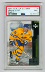 1997-98 Black Diamond #136 Henrik Sedin PSA 9 (Rookie) | Eastridge Sports Cards