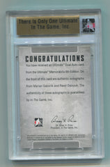 2007-08 ITG Ultimate Memorabilia 8th Edition Autos Dual Silver Marian Gaborik/Pavel Datsyuk #10/24 | Eastridge Sports Cards