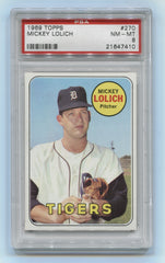 1969 Topps #270 Mickey Lolich PSA 8 | Eastridge Sports Cards