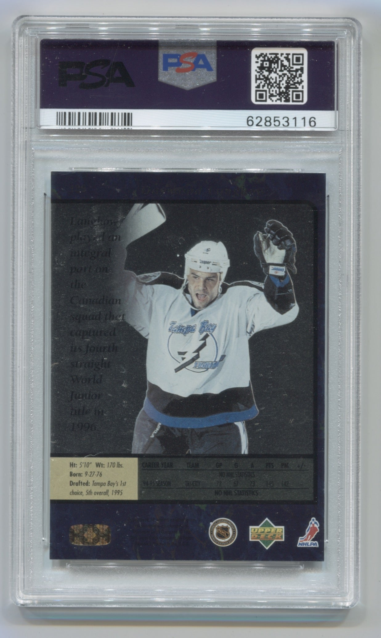 1995-96 SP #139 Daymond Langkow PSA 10 (Rookie) | Eastridge Sports Cards