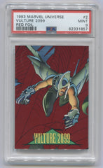 1993 Marvel Universe IV Red Foil #2 Vulture 2099 PSA 9 | Eastridge Sports Cards