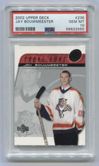 2002-03 Upper Deck #236 Jay Bouwmeester PSA 10 (Rookie) | Eastridge Sports Cards
