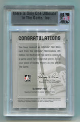2007-08 ITG Ultimate Memorabilia 8th Edition Net Wins Silver Terry Sawchuk #24/24 | Eastridge Sports Cards