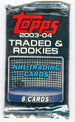 2003-04 Topps Hockey Traded and Rookies Hobby Pack