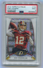 2012 Topps Platinum Xfractors #104 Kirk Cousins PSA 9 (Rookie) | Eastridge Sports Cards
