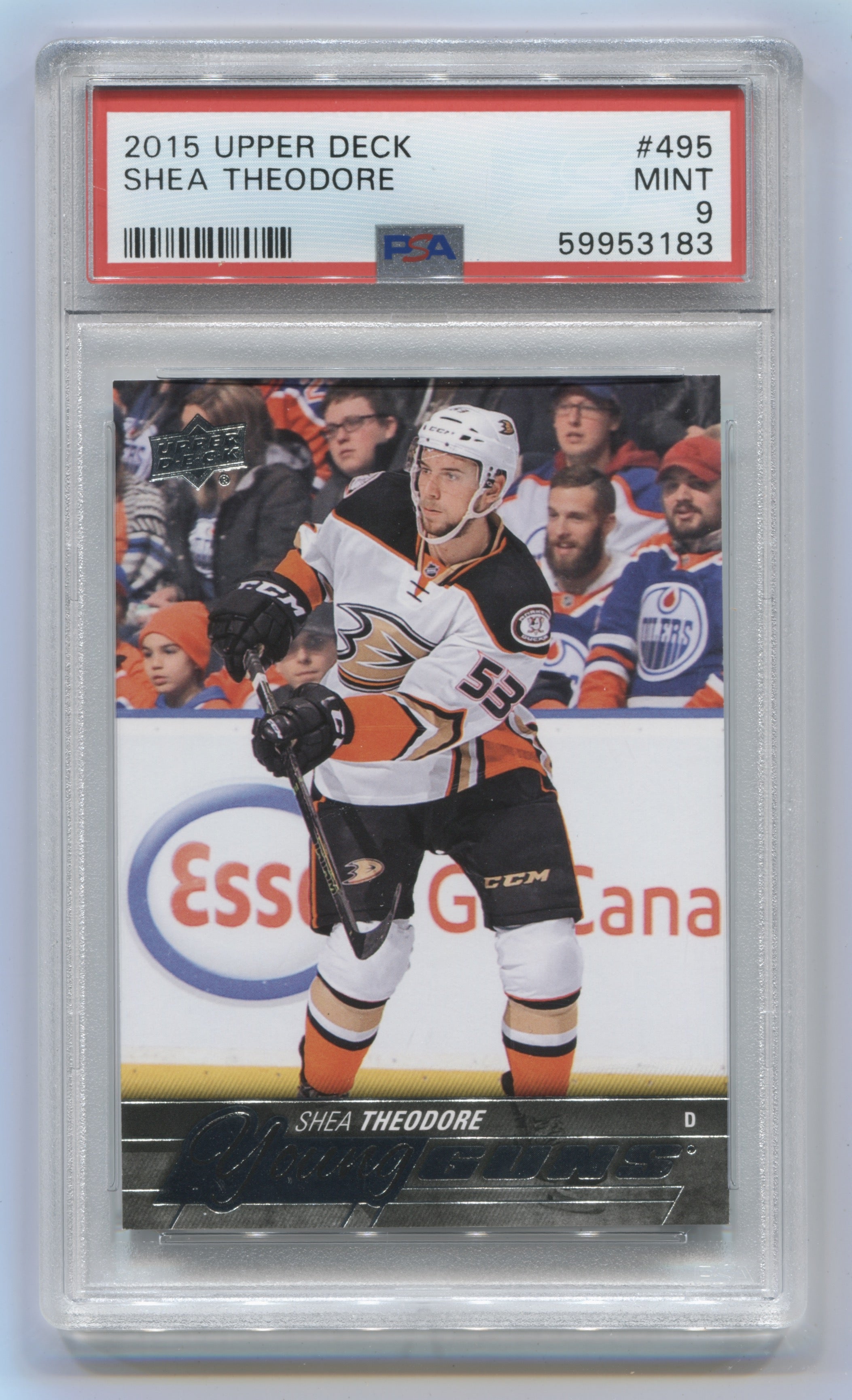 2015-16 Upper Deck #495 Shea Theodore PSA 9 (Rookie) | Eastridge Sports Cards