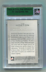 2007-08 ITG Ultimate Memorabilia 8th Edition Base Card Gold Tim Horton #08/09 | Eastridge Sports Cards