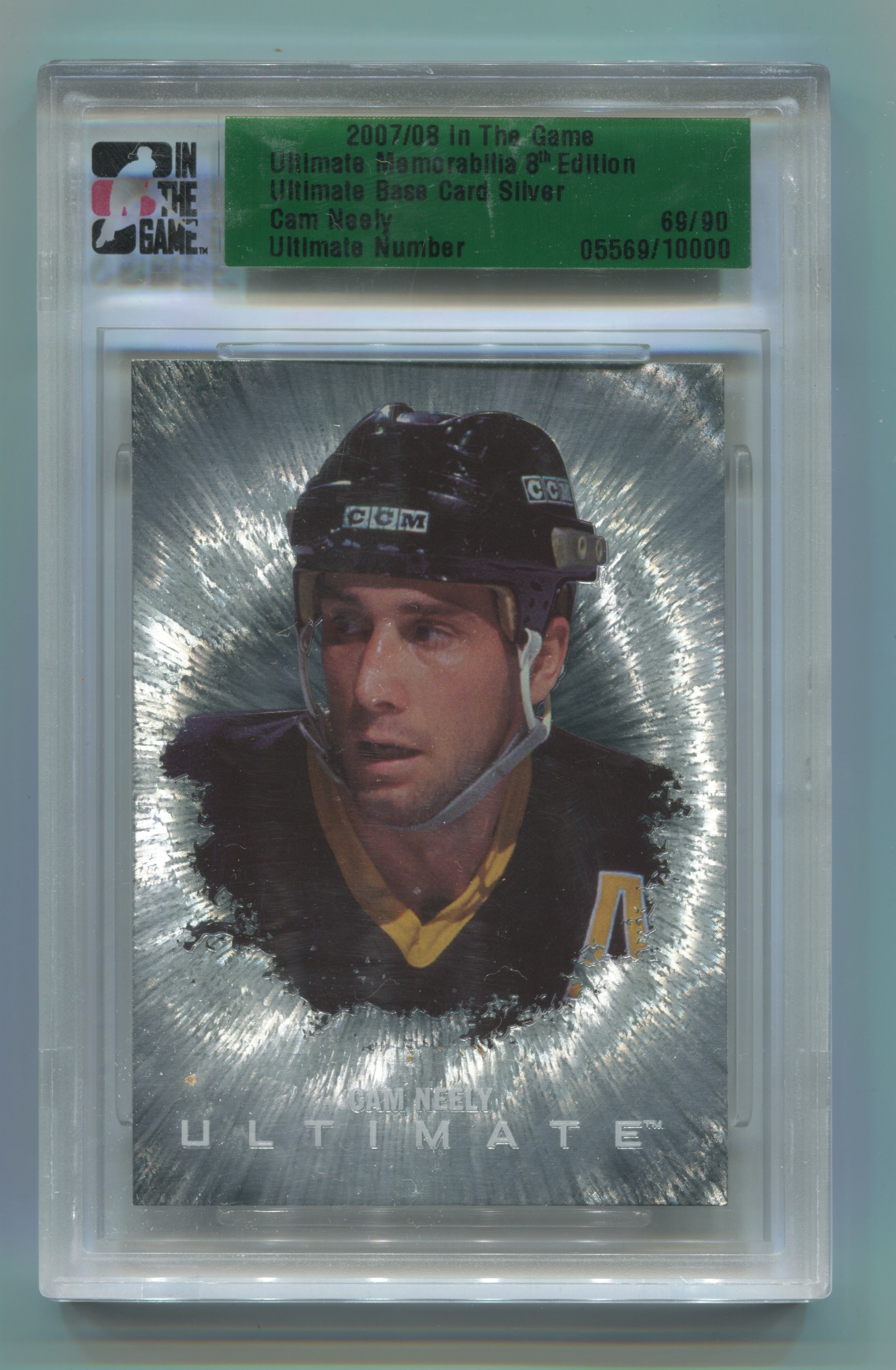 2007-08 ITG Ultimate Memorabilia 8th Edition Base Card Silver Cam Neely #69/90 | Eastridge Sports Cards
