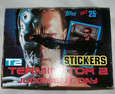 1991 Topps T2 Terminator 2 Judgement Day Sticker Box